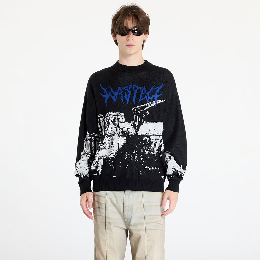 Пуловер Wasted Paris Vault Sweater Black Черно | WP_000224