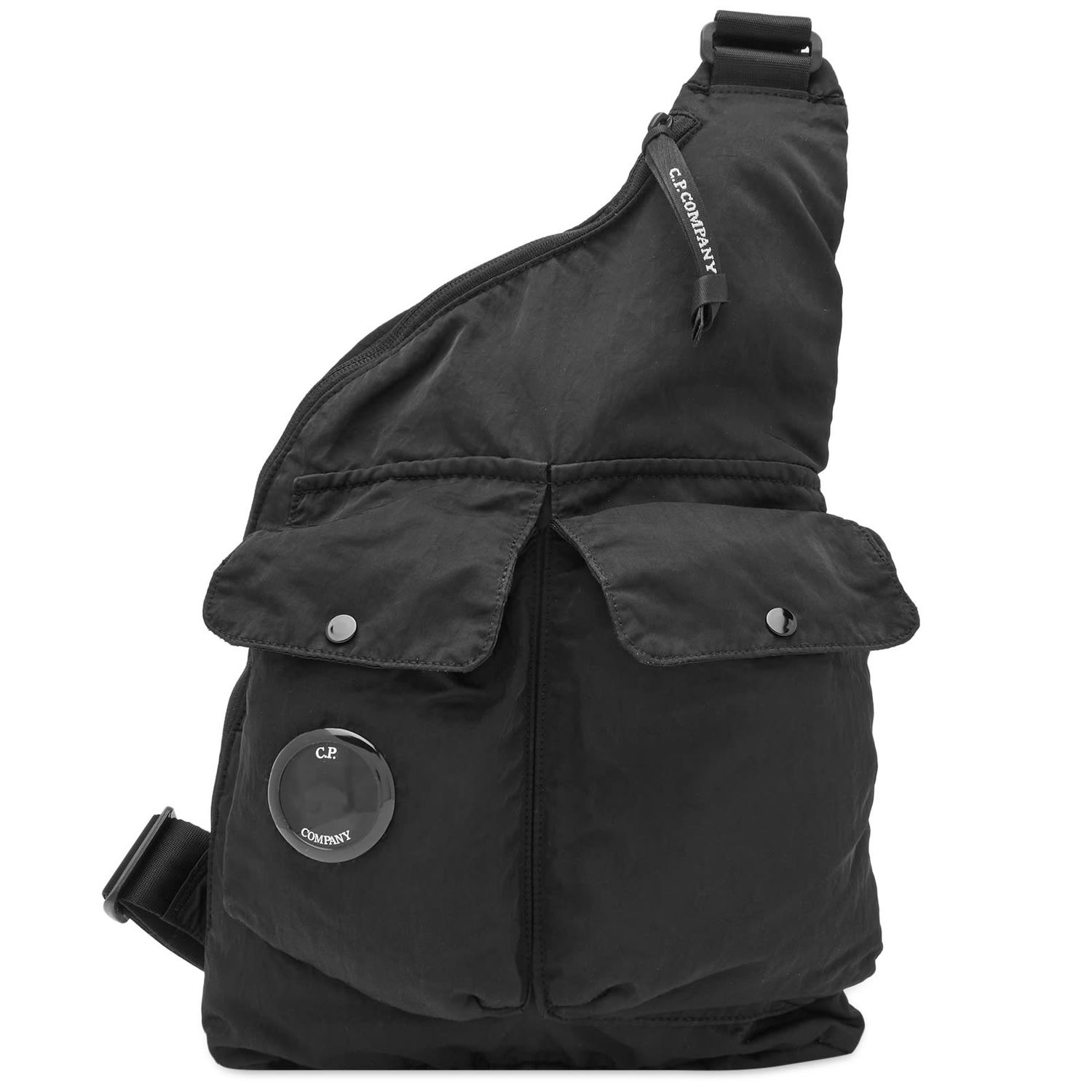 Раница C.P. Company Lens Single Strap Backpack Черно | 15CMAC213A-005269G-999, 0