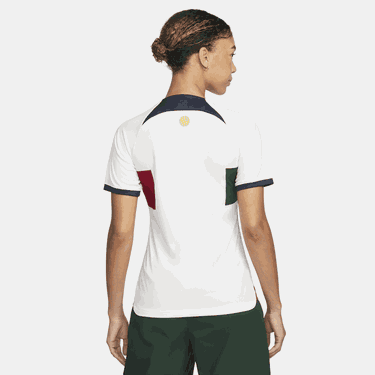 Фланелка Nike Portugal 2022/23 Stadium Away Women's Dri-FIT Football Shirt Бяло | DN0765-133, 4