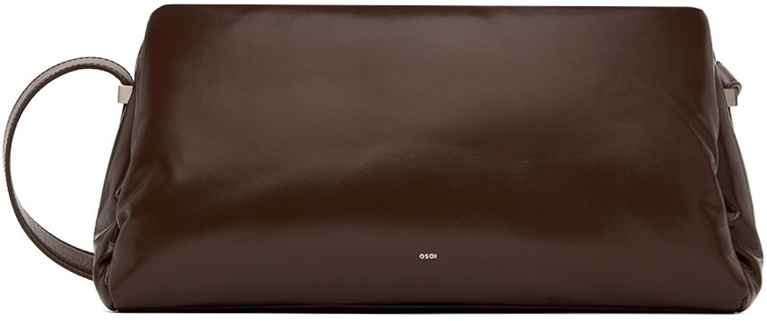 Чанта през рамо OSOI Pillow Bau Leather Shoulder Bag Кафяво | 24FWB03012002, 0