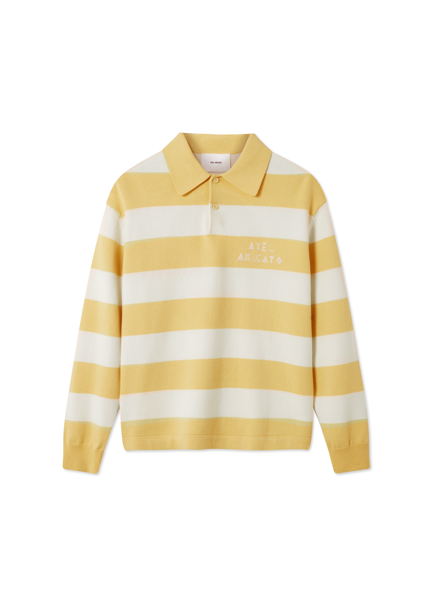 Пуловер AXEL ARIGATO Frey Striped Long-sleeved Polo Sweater Многоцветен | A3315003, 0