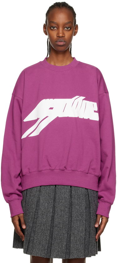 Суитчър We11done Graphic Sweatshirt Лилаво | WD-TS3-22-820-U-PP, 0