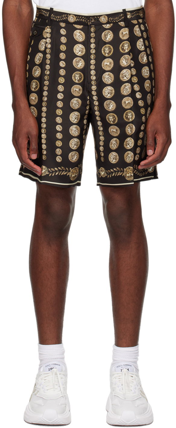 Brown Coin Shorts