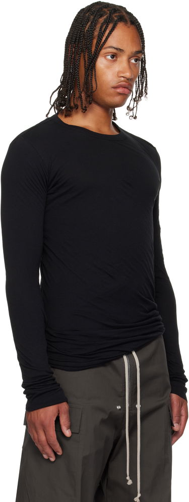 Тениска Rick Owens Rick Owens Concordians Double Long Sleeve T-Shirt Черно | RU02E1257 UCDB, 1