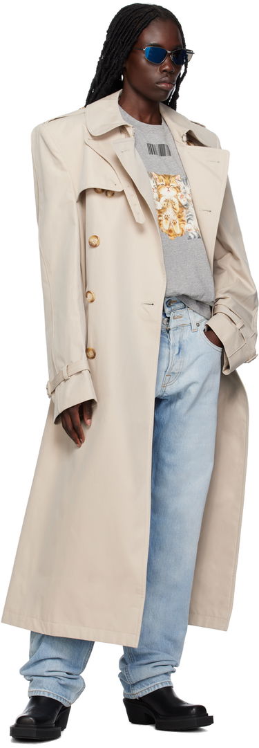 Тренчкот VETEMENTS VTMNTS Tailored Trench Coat Бежово | VL18CO300W, 3