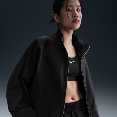 Ветровка Nike Women's Relaxed-Fit Twill Jacket Windrunner Sportswear Collection Черно | HJ0314-010, 0