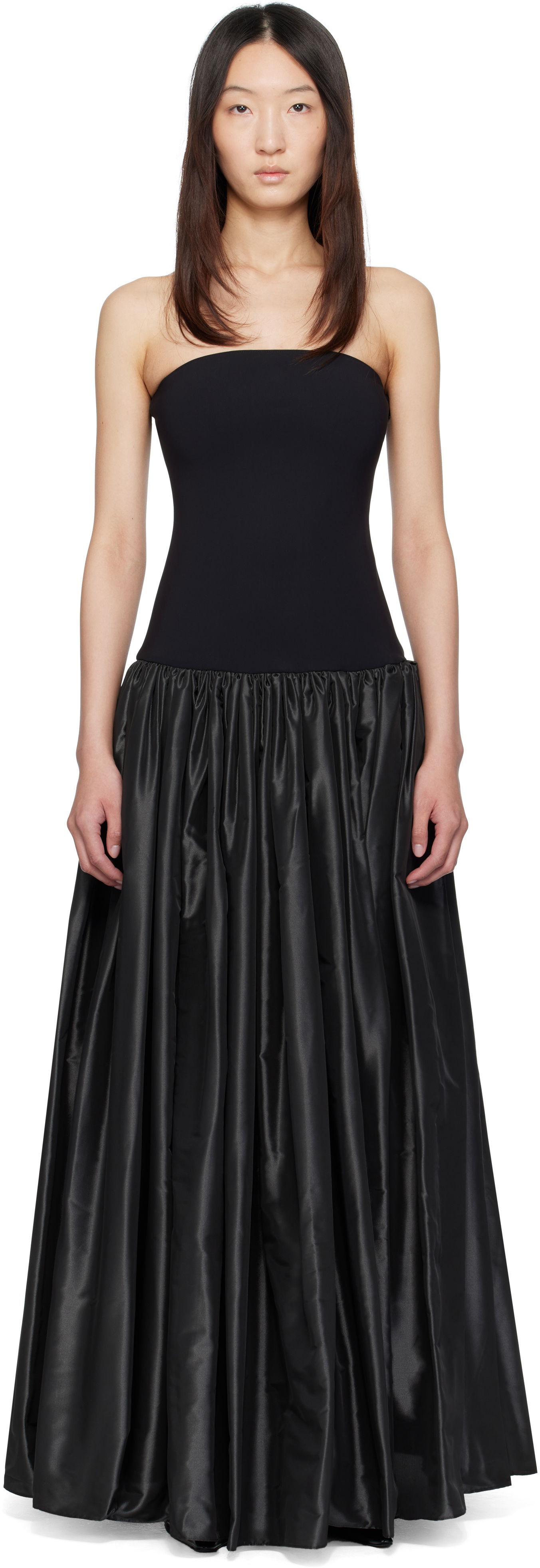 Pокля Coperni Coperni Bustier Princess Maxi Dress Черно | COPR195F3042, 0
