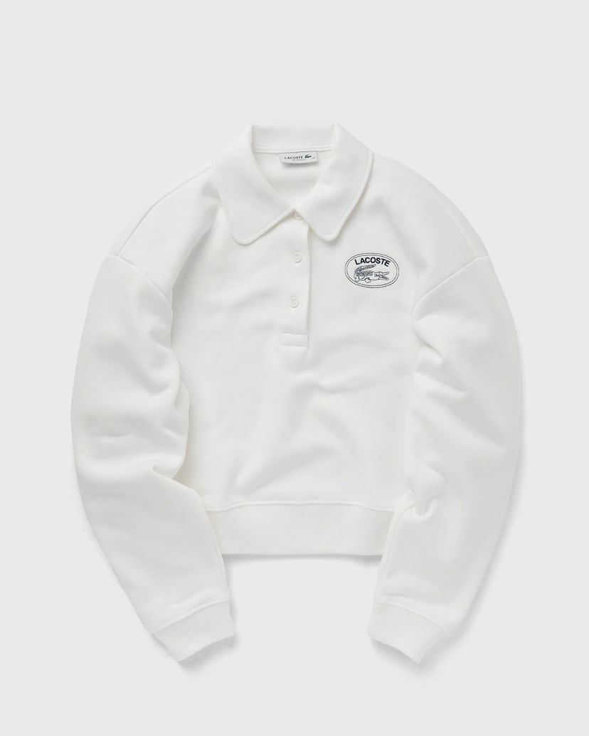 Суитчър Lacoste SWEATSHIRTS women Half-Zips white in size:L Бяло | SF3469-70V