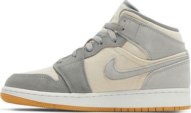 Кецове и обувки Jordan Air Jordan 1 Mid SE "Coconut Milk Particle Grey" GS Сиво | DN4346-100, 2