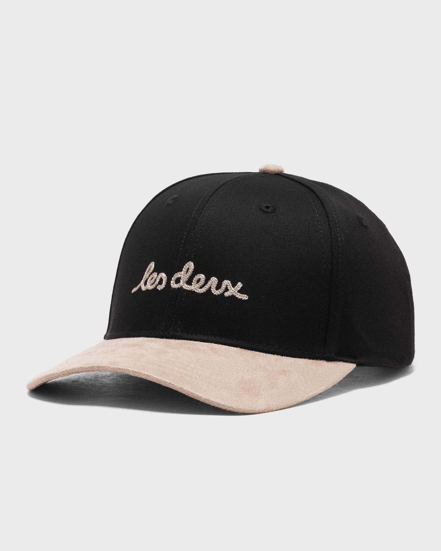 Шапка с козирка Les Deux Contrast Suede Baseball Cap Черно | 1000110-100, 1