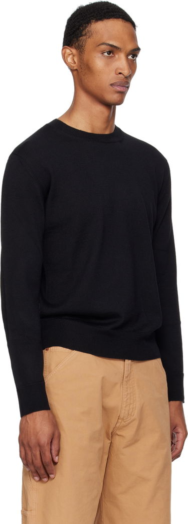 Пуловер Maison Margiela MM6 Maison Margiela Elbow Patch Sweater Черно | SH0HL0032 M13133, 1
