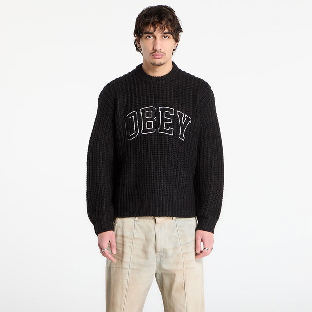 Collegiate Ribbed Knit Sweater