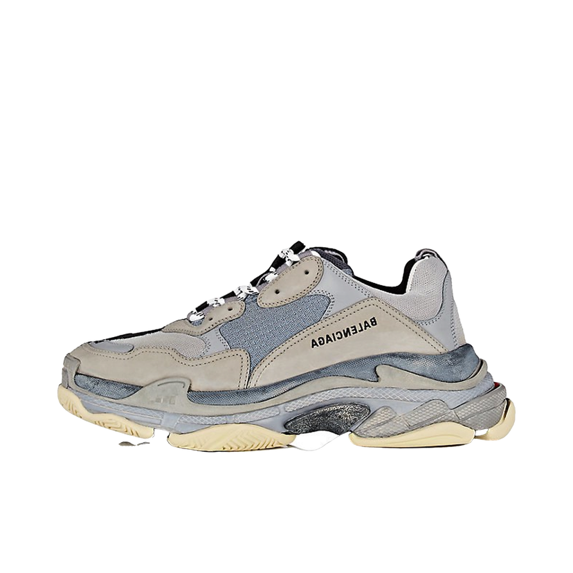 Кецове и обувки Balenciaga Triple S Split Black Grey Сиво | 533891-W09OC-1264