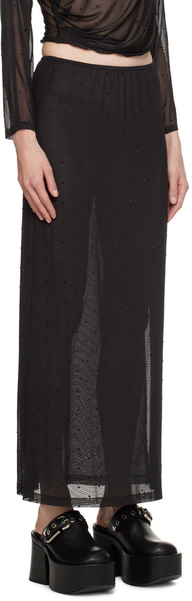Пола Anna Sui Anna Sui Rhinestone Maxi Skirt Синьо | 1024F10, 4