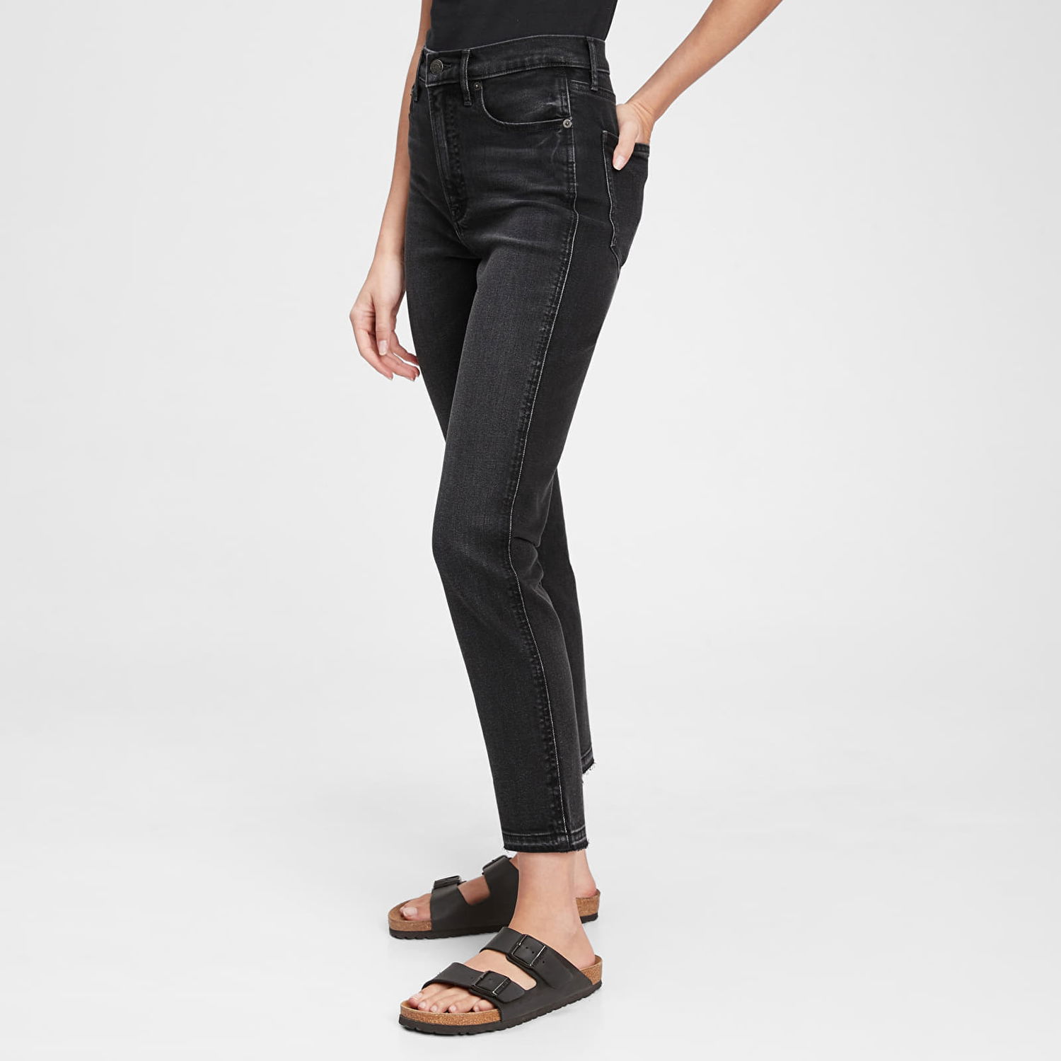 Дънки GAP Denim Pants Vintage Slim - High Rise Washed Black Черно | 660492-00, 0