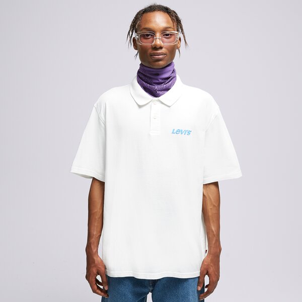 Поло тениска Levi's ® Graphic Vintage Fit Polo Shirt Бяло | A6146-0005, 0