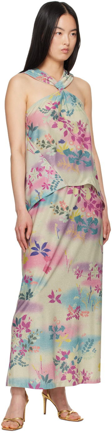 Пола Anna Sui Floral Print Maxi Skirt Многоцветен | 424B10, 3