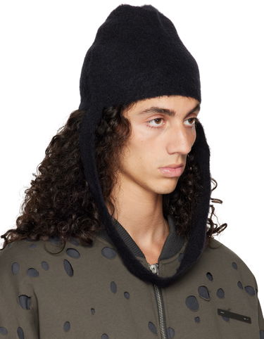 Шапка HELIOT EMIL Obelis Longline Beanie Черно | AW24_16_111_BLK01, 1