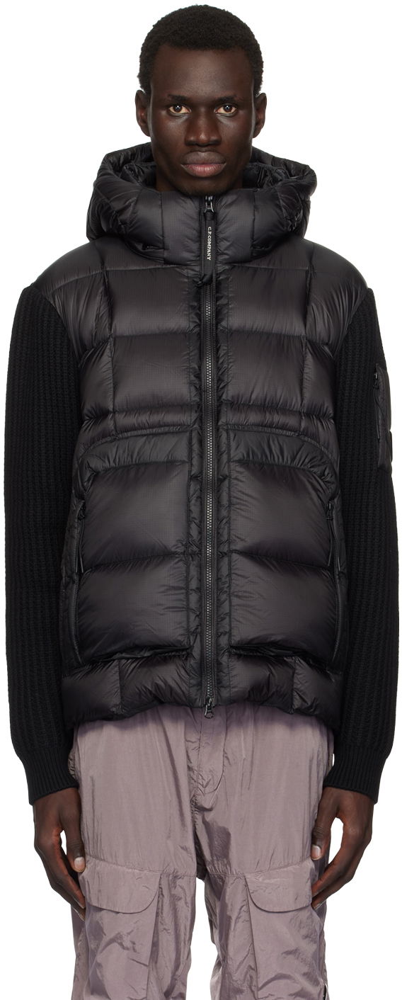 Пухо яке C.P. Company Merino Wool Down Jacket Черно | 17CMKN163A-006390M, 0