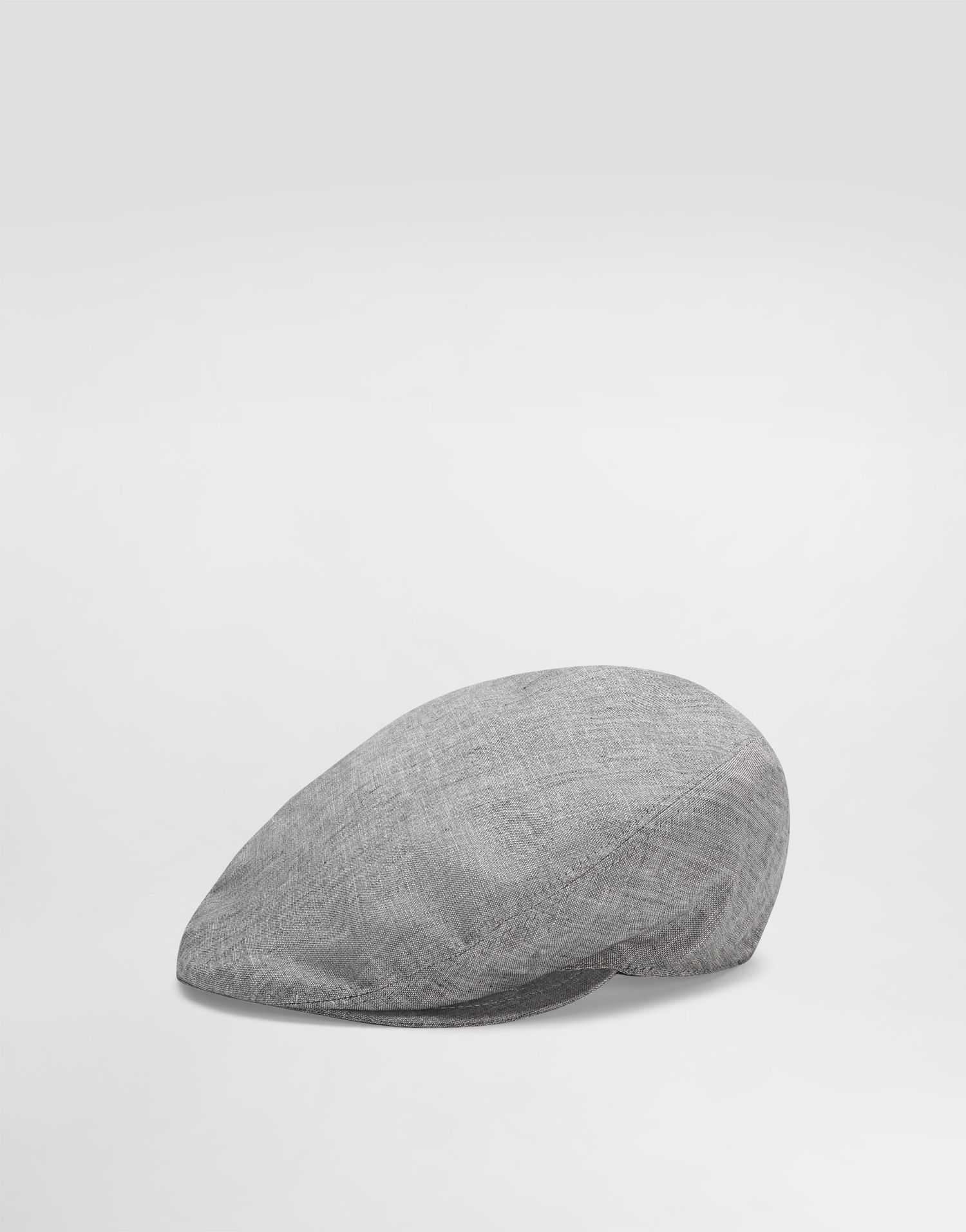 Шапка с козирка Dolce & Gabbana Dolce & Gabbana Washed Linen Canvas Flat Cap Сиво | GH587AFU4MFS8290, 0