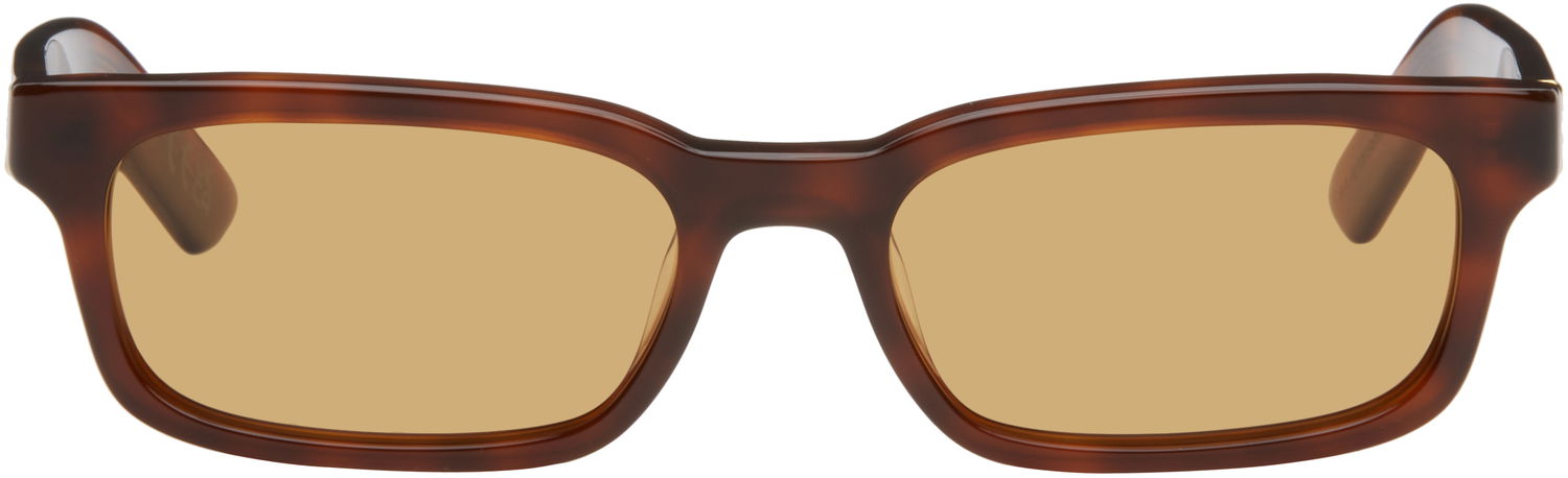 Слънчеви очила RETROSUPERFUTURE RETROSUPERFUTURE Gesto Square Sunglasses Кафяво | 1RA, 0