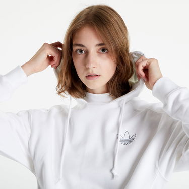 Суитчър adidas Originals Crop Hoodie Бяло | hk5170, 4