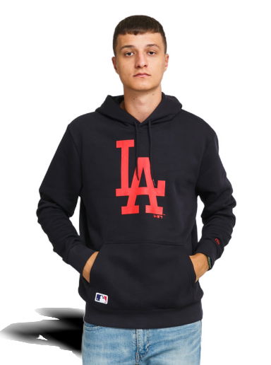 Суитчър New Era MLB Seasonal Team Logo Hoody LA Тъмно синьо | 12827237