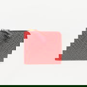 Embossed Roots Wallet Red