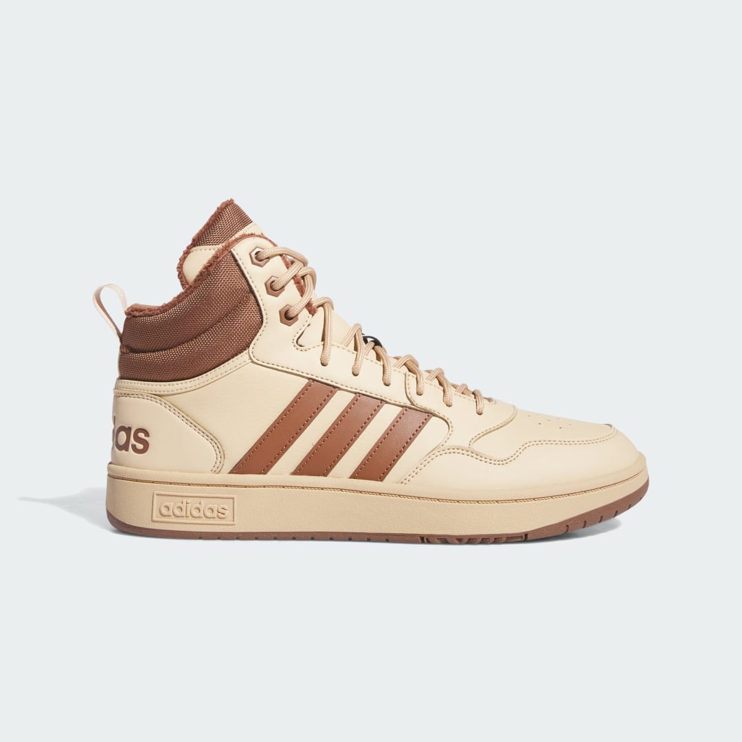 Кецове и обувки adidas Performance Hoops 3.0 Mid Winterized Бежово | IH0164, 0