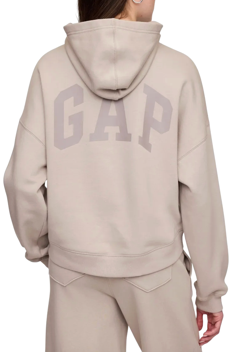 Суитчър GAP Hooded Logo Sweatshirt Бежово | 429497-09, 1