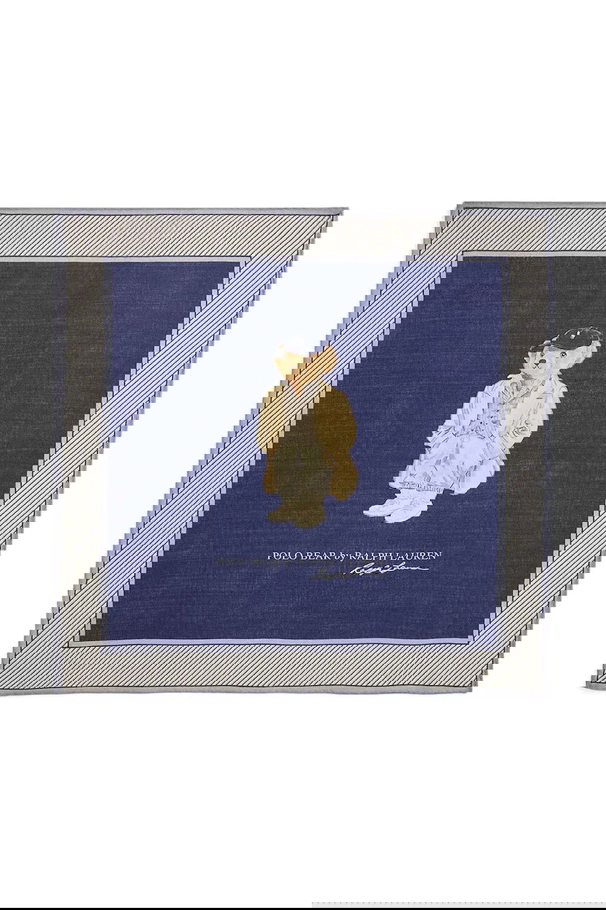 Шал Polo by Ralph Lauren Polo Ralph Lauren Bear Pocket Square Синьо | 455981446, 0