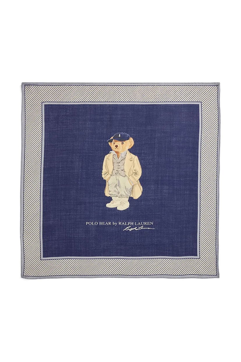 Шал Polo by Ralph Lauren Polo Ralph Lauren Bear Pocket Square Синьо | 455981446