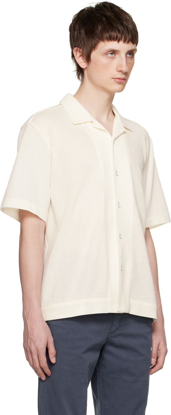 Риза rag & bone Rag & Bone Avery Knitted Shirt Бяло | MBC23PT003MS03, 1