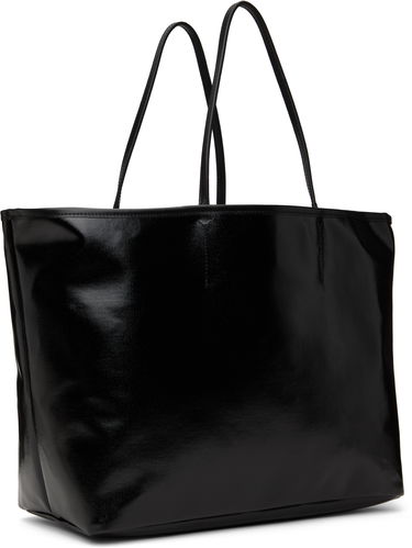 Голяма пазарска чанта Anine Bing Large Logo Tote Bag Черно | A-13-10422-000, 2