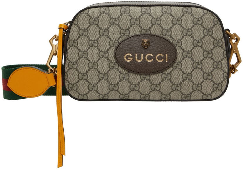 Раници и чанти Gucci Neo Vintage GG Supreme Messenger Bag Кафяво | 476466 K9GVT