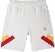 Galatasaray Istanbul Training Shorts with Zipper Pockets and Geometric Panels