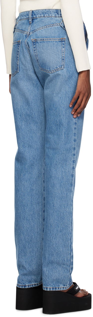 Дънки Coperni Open Hip Denim Jeans Синьо | COPP67202, 2
