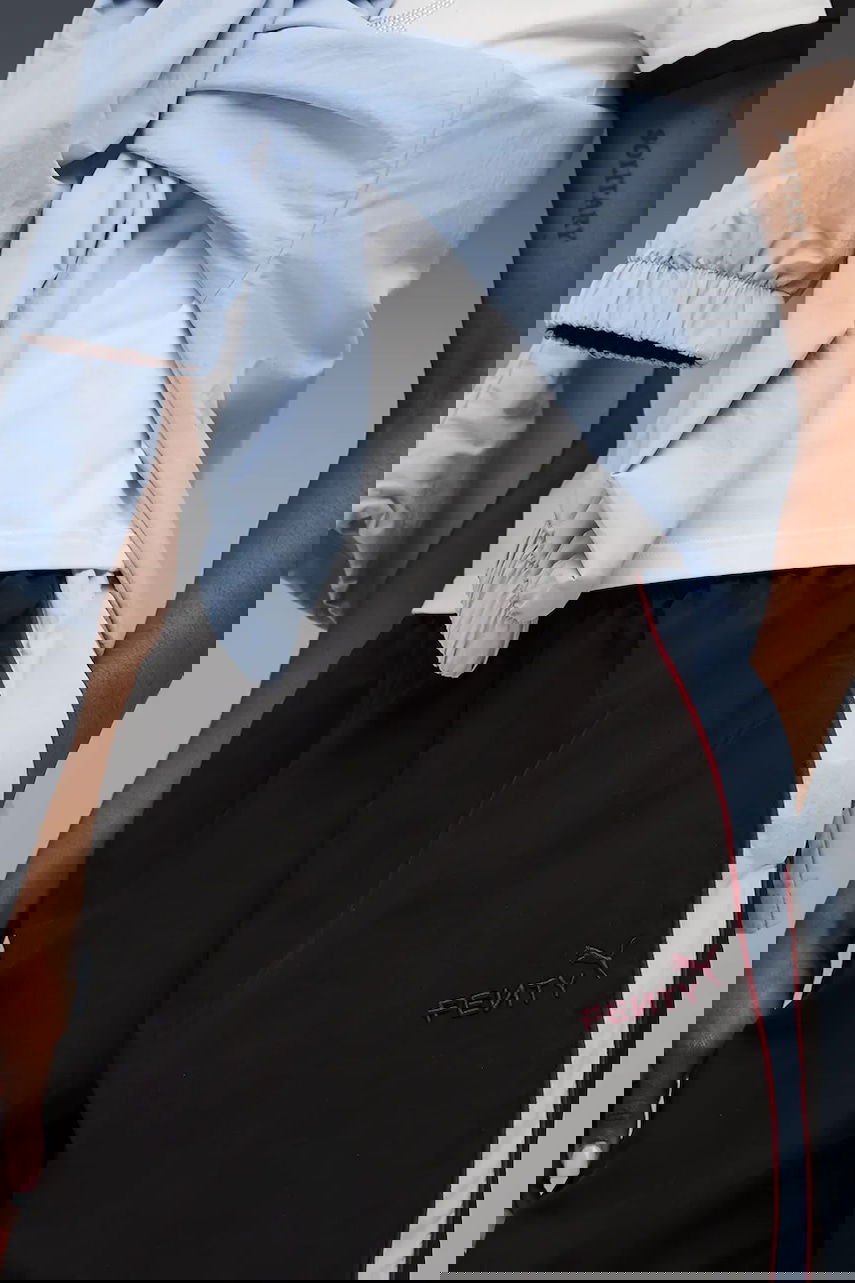 Спортни панталони Puma FENTY High Waist Flared Track Pants Черно | 635543, 1