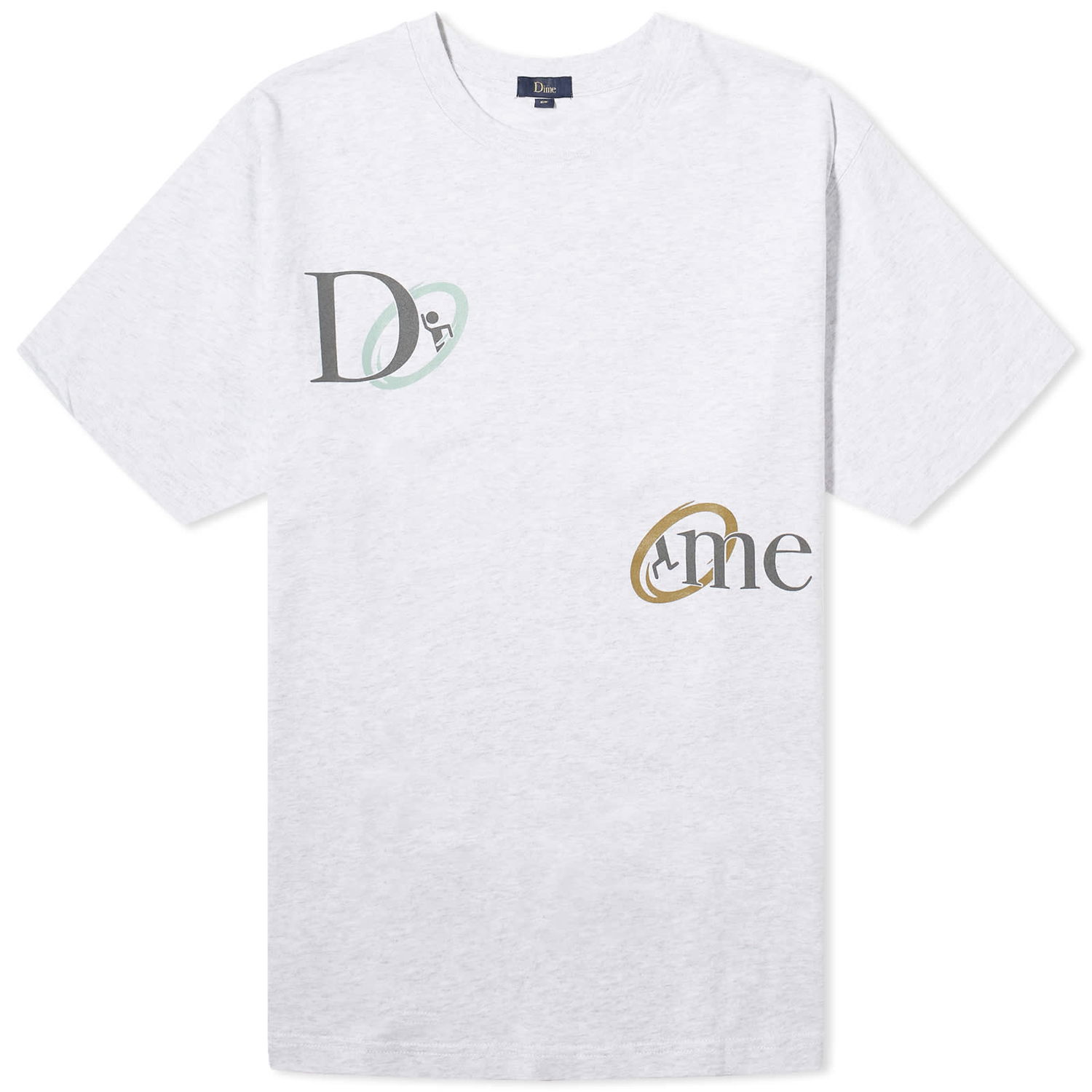 Тениска Dime Classic Portal T-Shirt Бяло | DIMESP2422ASH, 0
