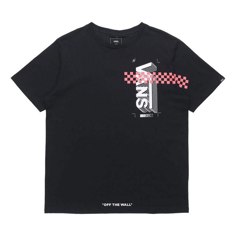 Тениска Vans Logo Printing Graphic Short Sleeve T-Shirt Черно | VN0A4P43BLK