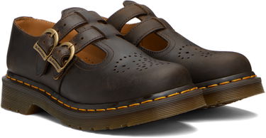 Кецове и обувки Dr. Martens Leather Mary Jane Flats Кафяво | 30914201, 3