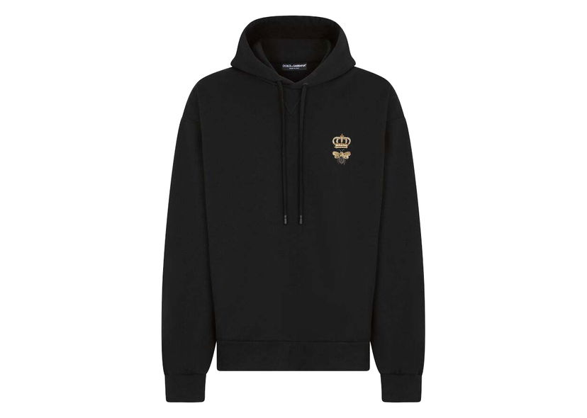 Суитчър Dolce & Gabbana Jersey Embroidery Hoodie Black Черно | G9VC8ZHU7H9N0000