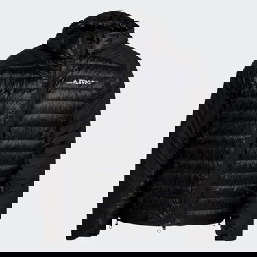 Пухо яке adidas Performance Terrex MYSHELTER Down Hooded Jacket Черно | GI7295, 0