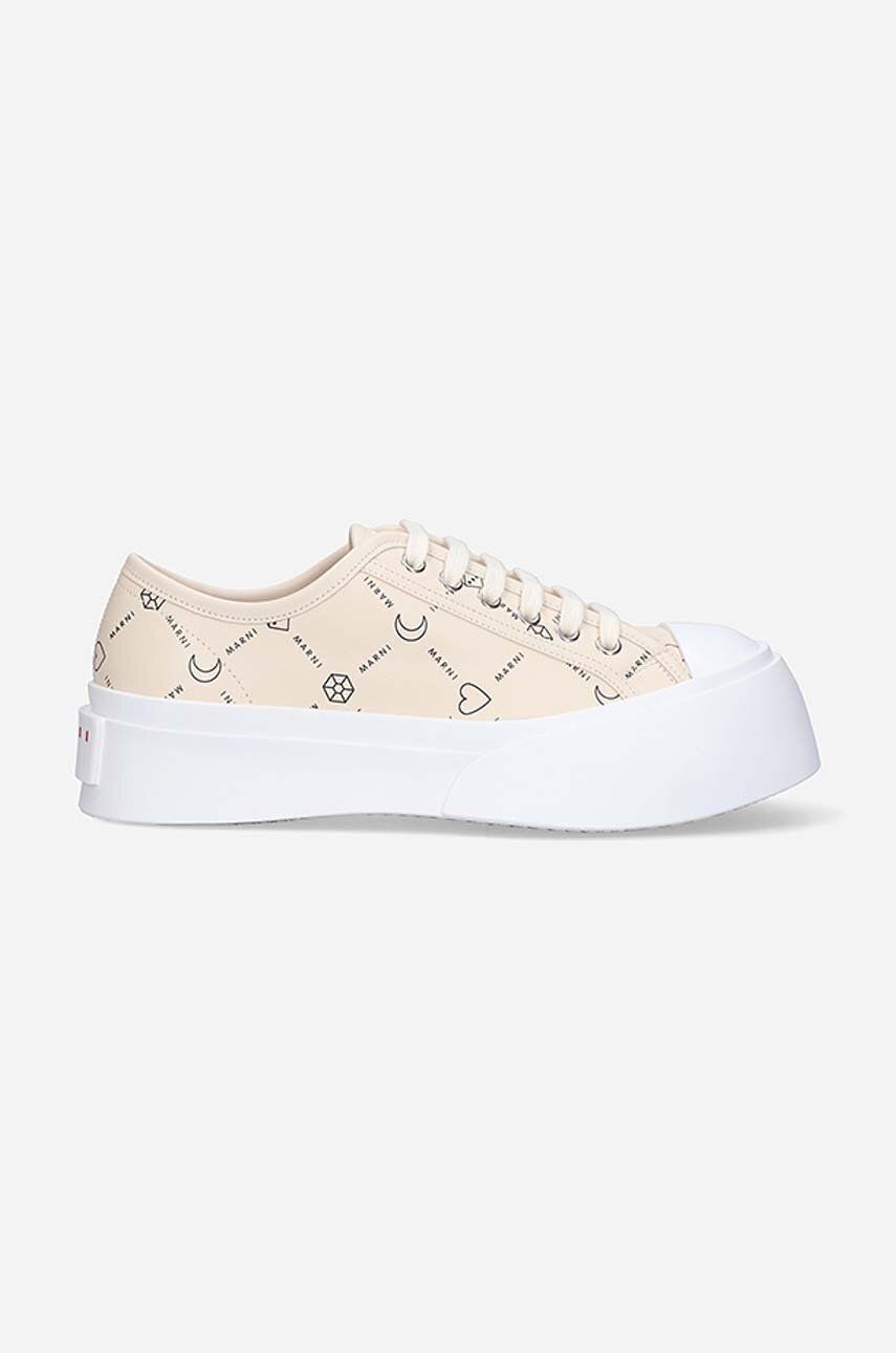 Кецове и обувки Marni Sneakers Бежово | SNZW003020.P4599.ZO019, 0