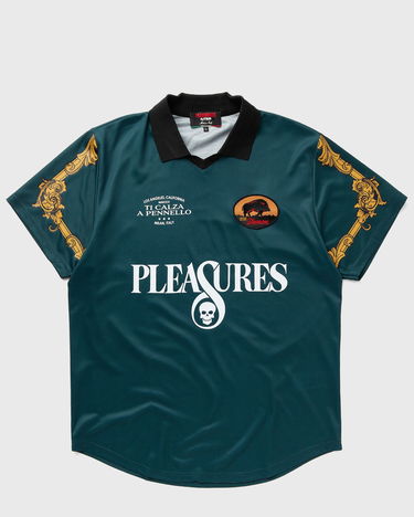 Фланелка Pleasures Iuter Carlo Soccer Jersey Зелено | P24IU009-GREEN, 1