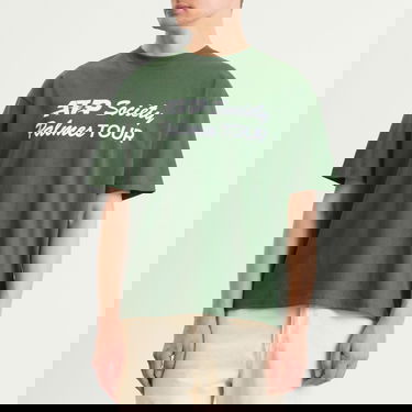 Тениска Palmes ATP Society Tour T-Shirt Зелено | P10-0075-777, 2