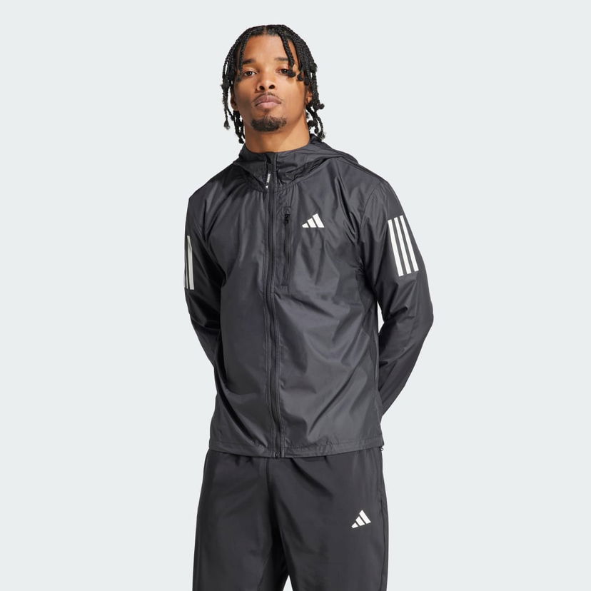 Яке adidas Performance Own the Run Jacket Сиво | IN1483