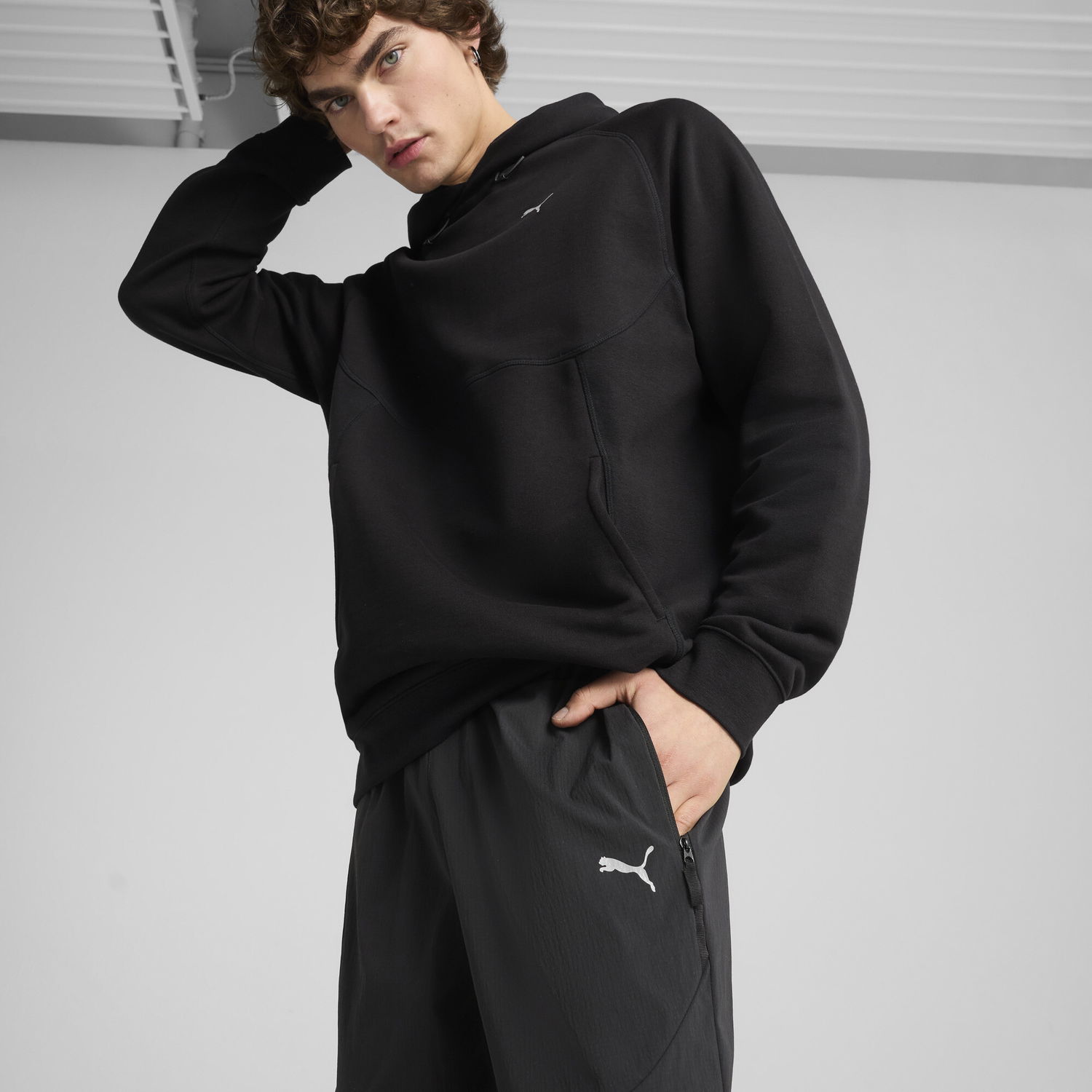 Спортни панталони Puma PUMATECH Cargo Relaxed Fit Pants Черно | 629683_01, 1