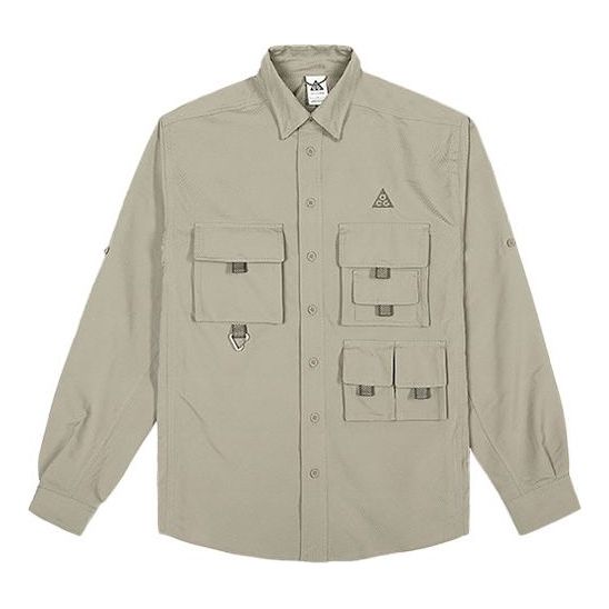 Риза Nike ACG ACG Dri-FIT UV Trail Long Sleeve Shirt Бежово | DB1014-087, 0