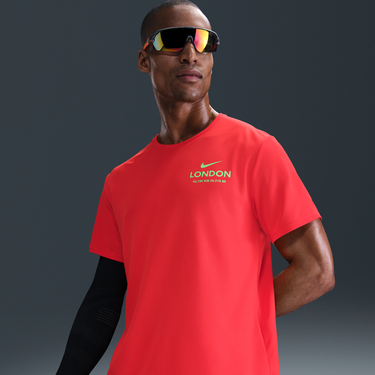 Тениска Nike Nike Miler Running T-Shirt Червено | IF5753-696, 0